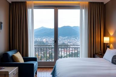 Luxuriöses Doppelzimmer mit Blick