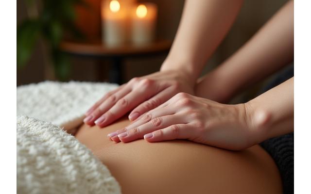 Wohlfühl-Massage im Spa-Bereich